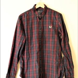 Fred Perry Mens Medium Button Down